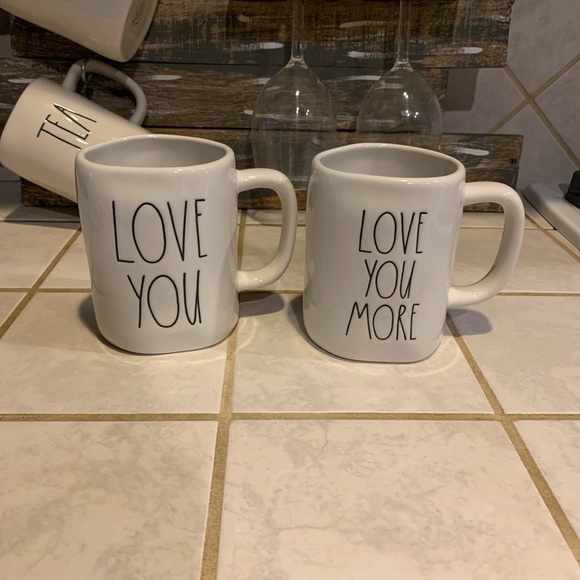 rae dunn Other - Rae Dunn LOVE YOU & LOVE YOU MORE mug set
